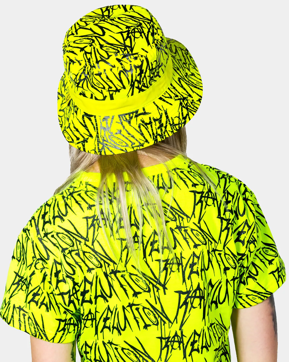 RAVELUTION BUCKET HAT UV YELLOW