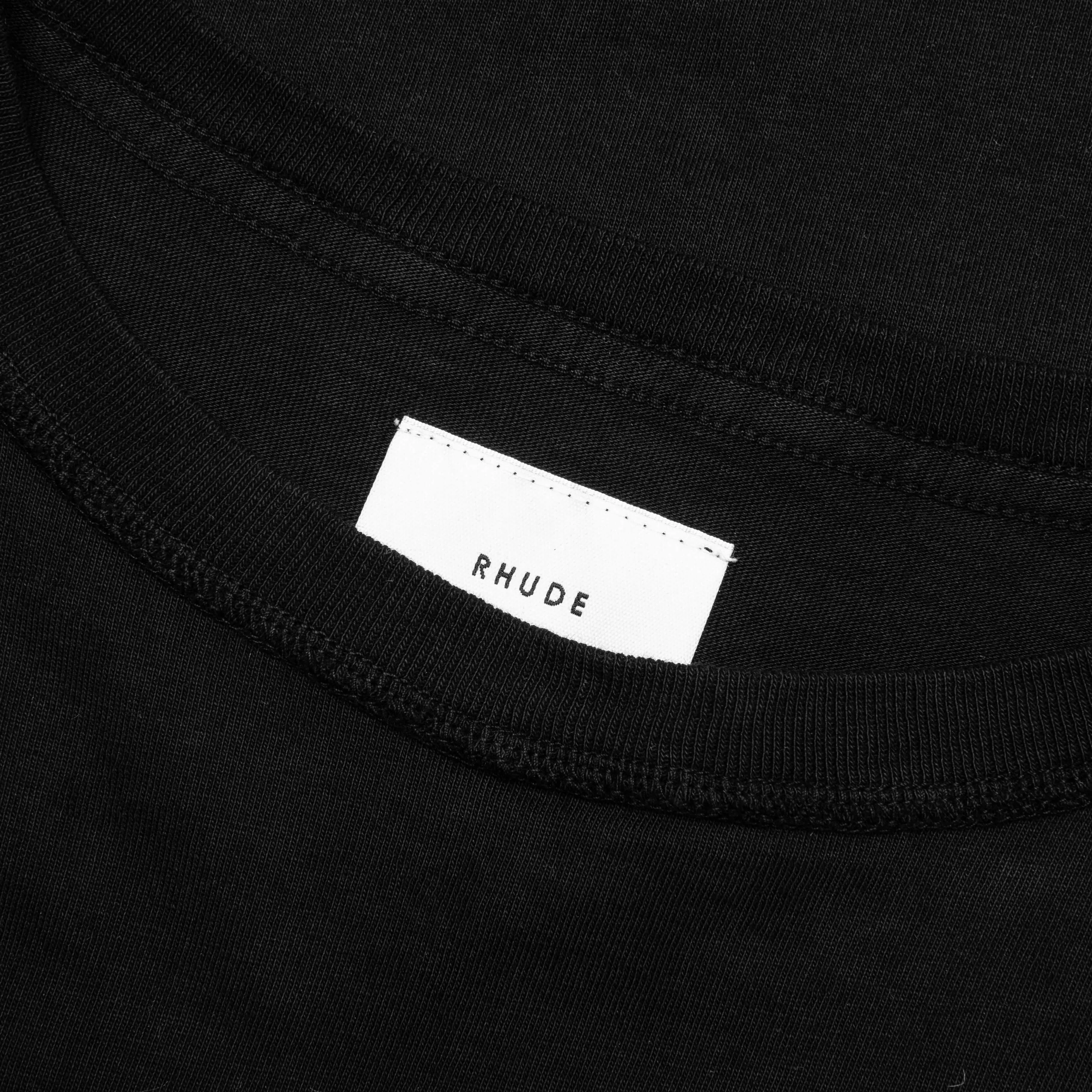 Reverse L/S Tee - Black