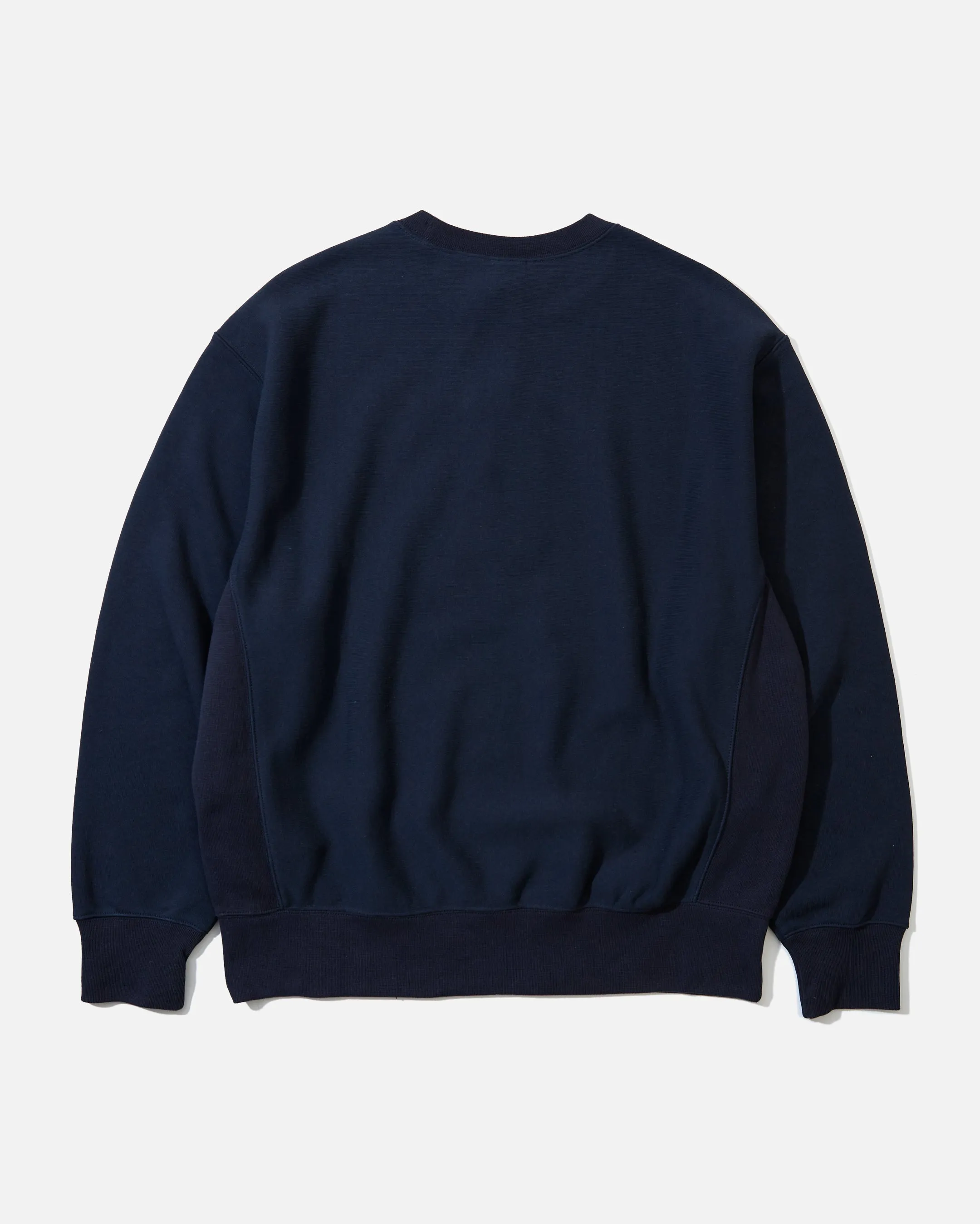 Reverse Weave Crewneck - Navy