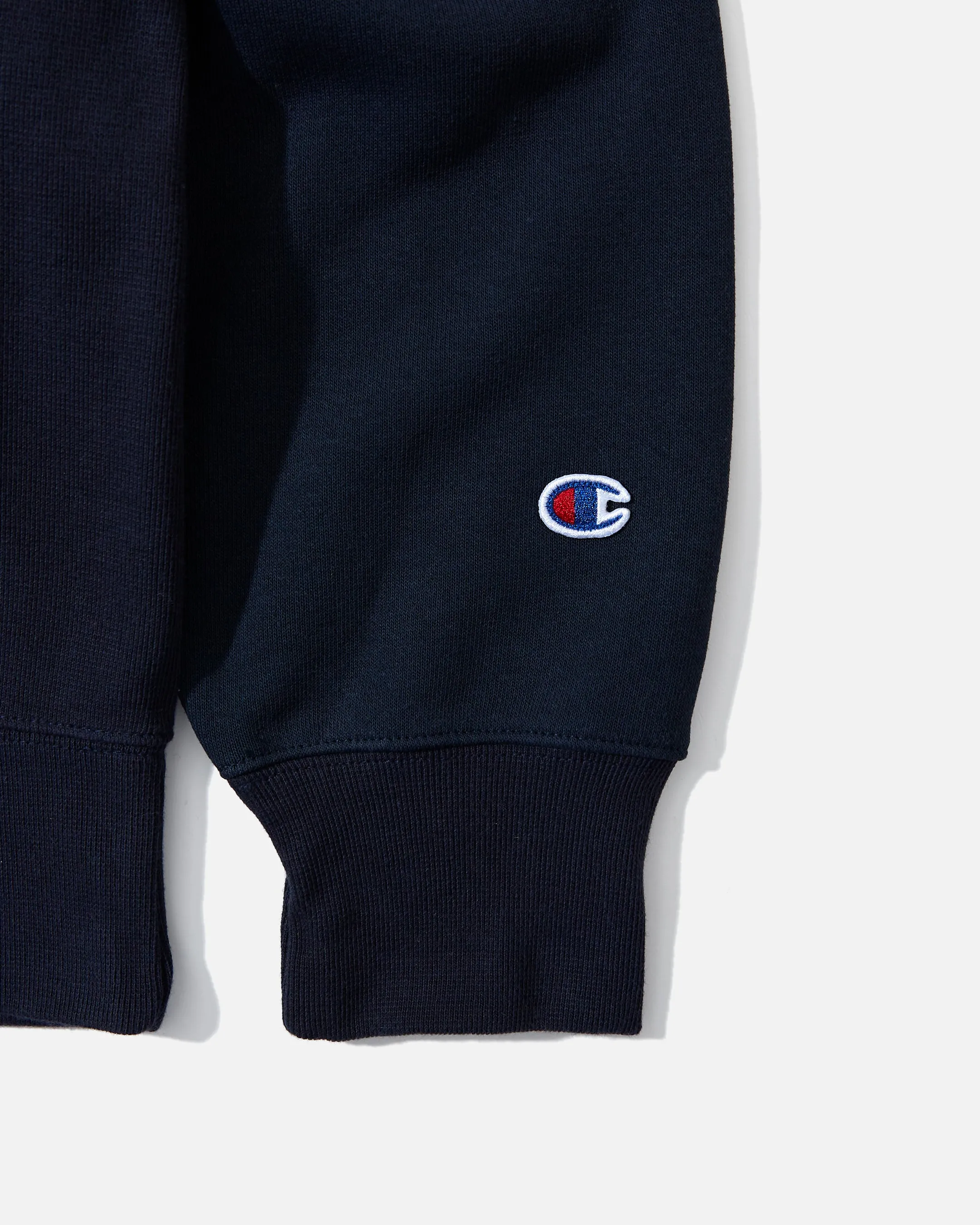 Reverse Weave Crewneck - Navy