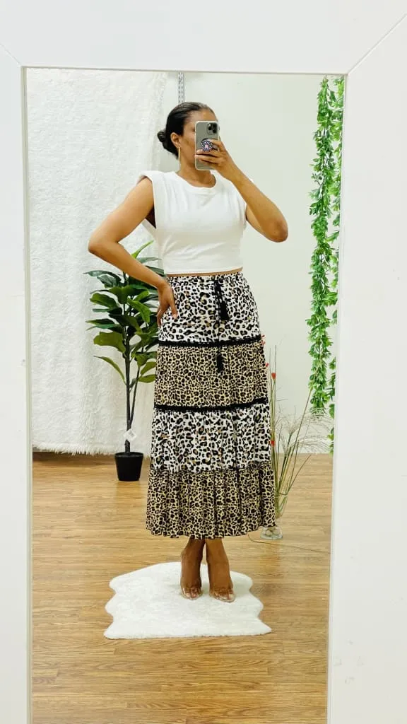 Sade printed skirt