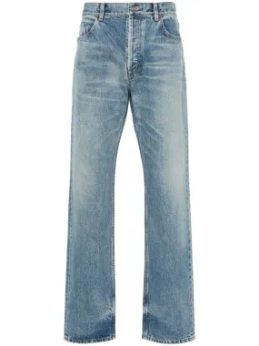 Saint Laurent    Saint Laurent Straight Leg Denim Jeans