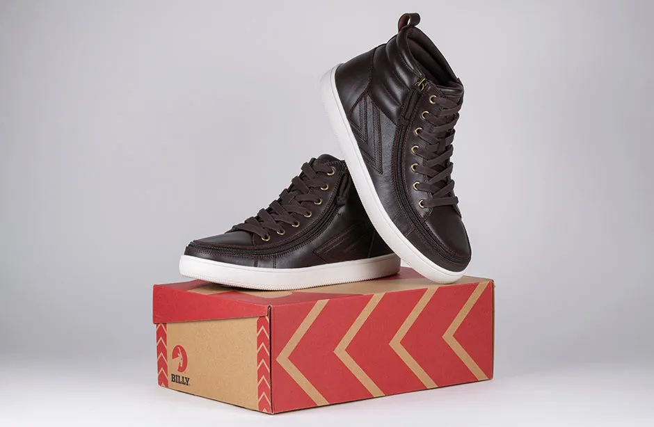 SALE - Men's Brown Leather BILLY Ten9 CS Sneaker High Tops