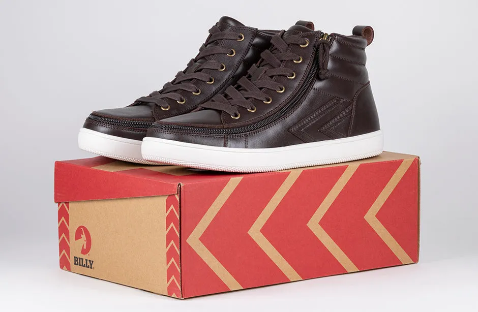 SALE - Men's Brown Leather BILLY Ten9 CS Sneaker High Tops