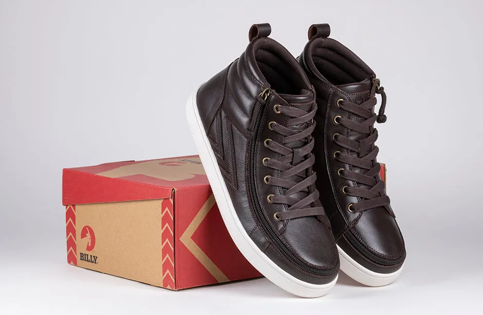 SALE - Men's Brown Leather BILLY Ten9 CS Sneaker High Tops