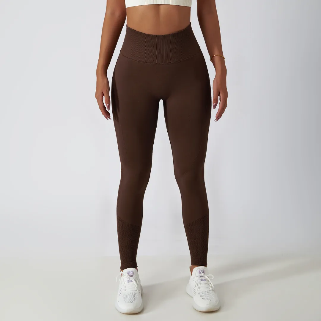 Scrunch Leggings Dark Brown