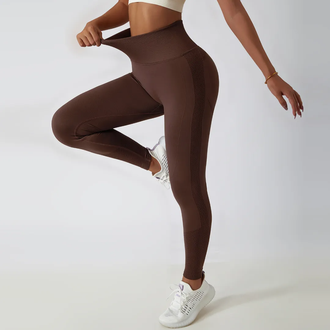 Scrunch Leggings Dark Brown