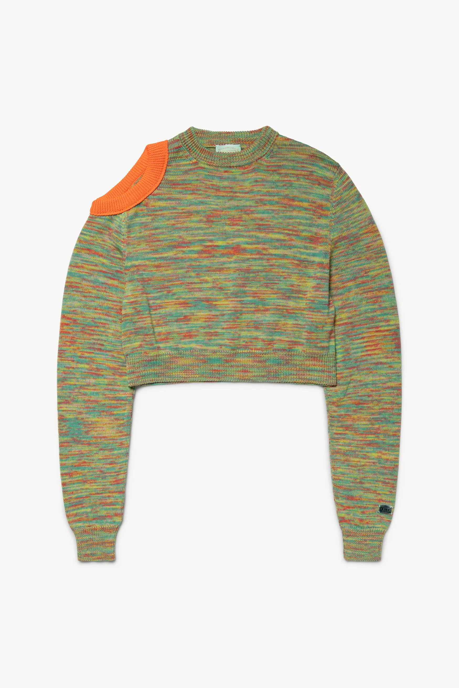 Shoulder Hole Space Dye Knit