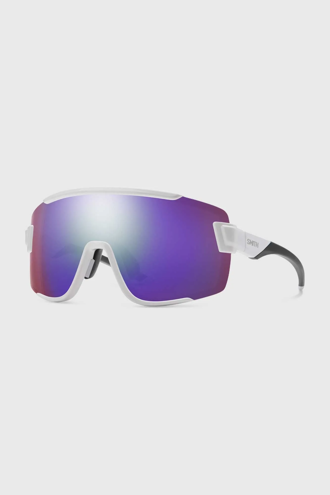 Smith Wildcat Glasses White Chromapop Violet Mirror