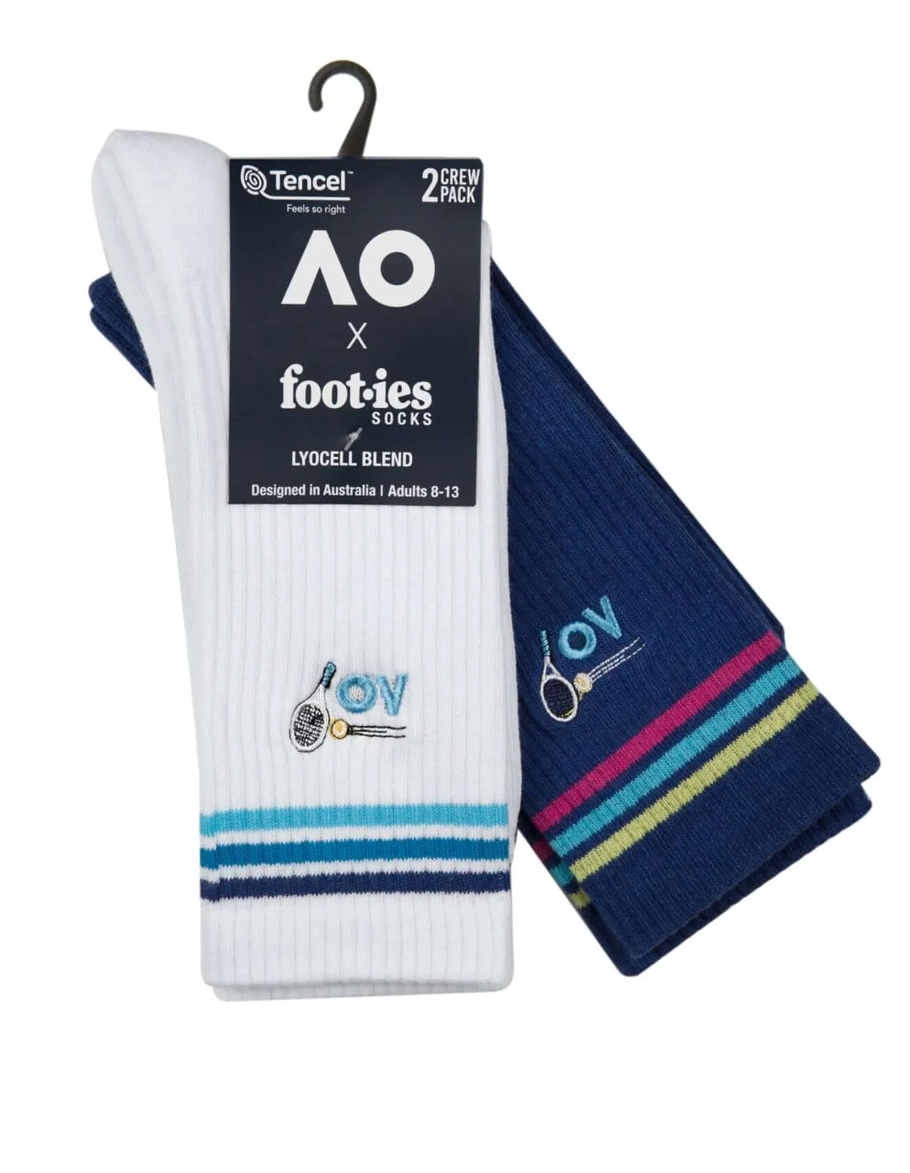 Sneaker Socks Stripe 2pk