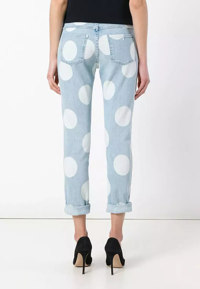 Stella Mccartney Stella Mccartney Polka Dot Jeans in Light Blue