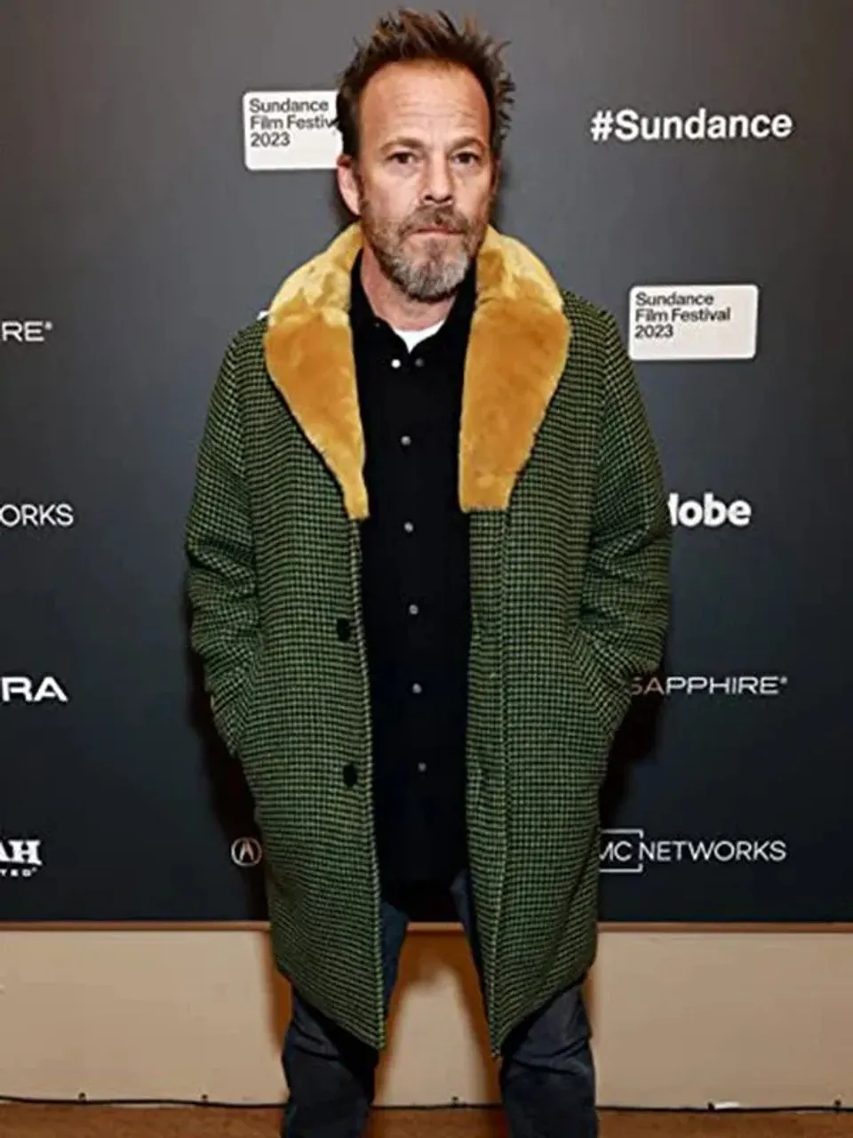 Stephen Dorff Divinity Movie Event Green Coat