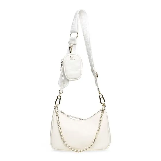 Steve Madden BTwistie White Bag