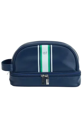 Stripe Toiletry Bag Navy