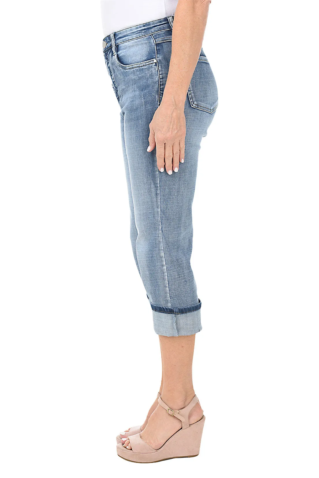 Suzanne Denim Crop Pant