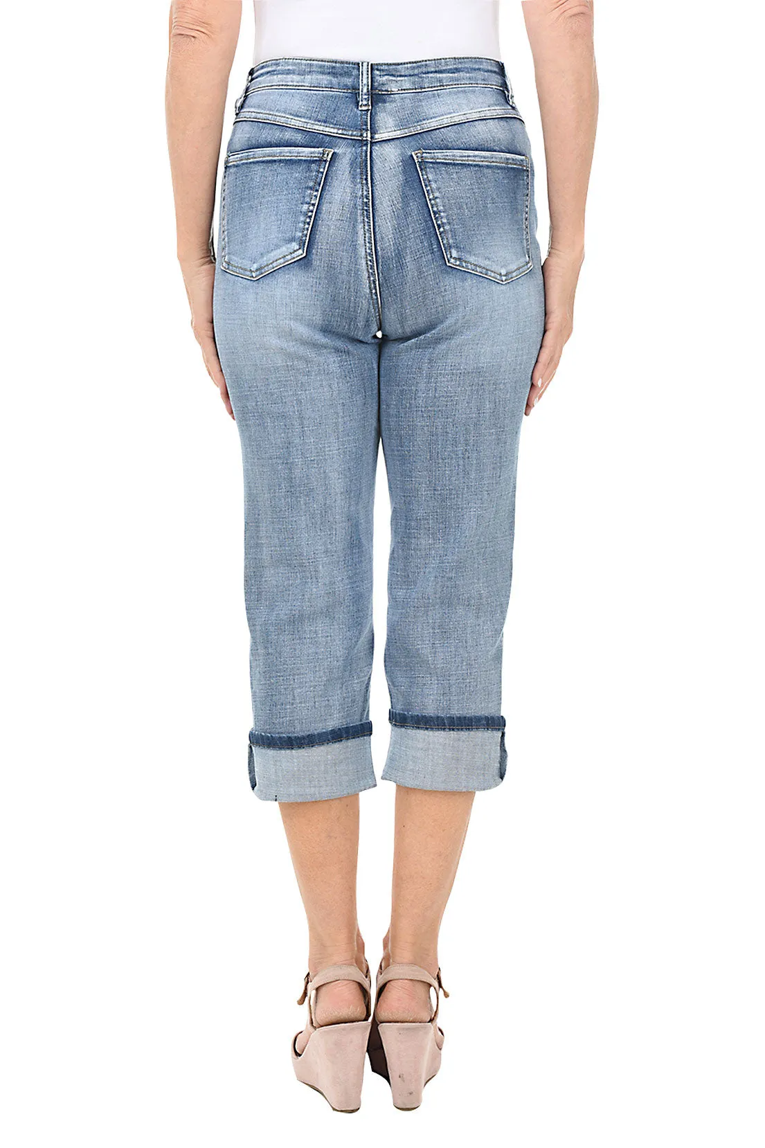 Suzanne Denim Crop Pant