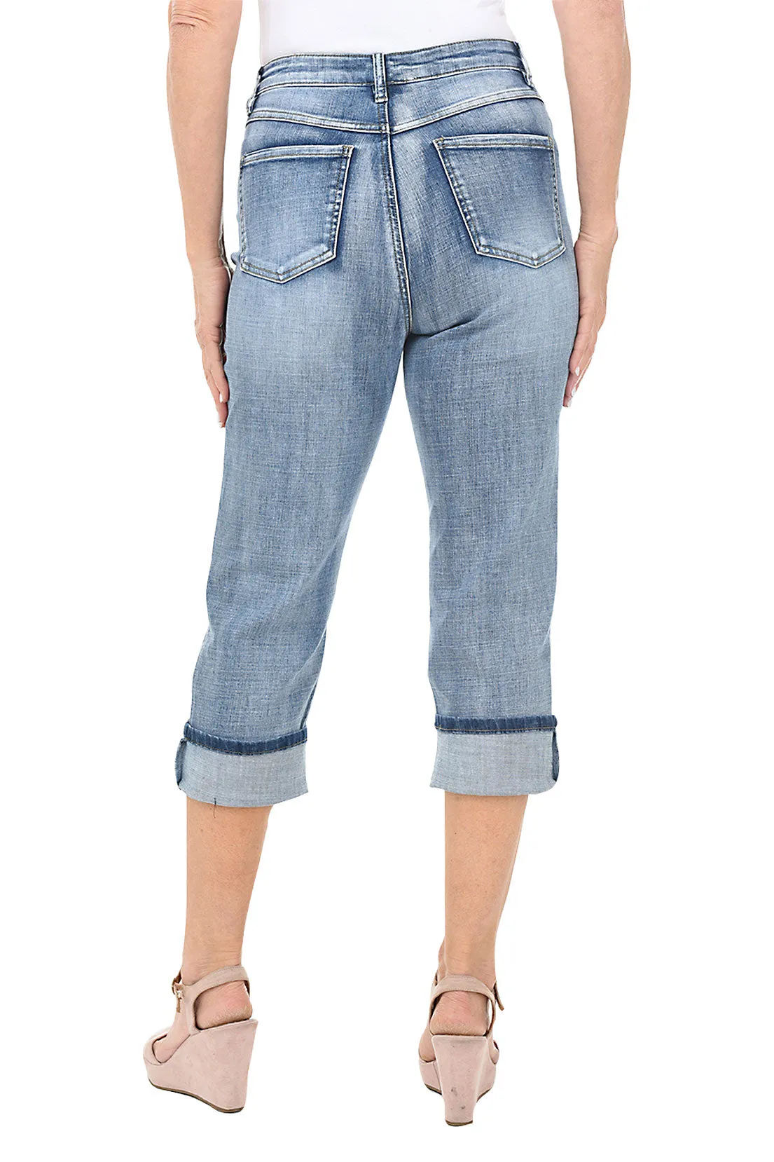 Suzanne Denim Crop Pant