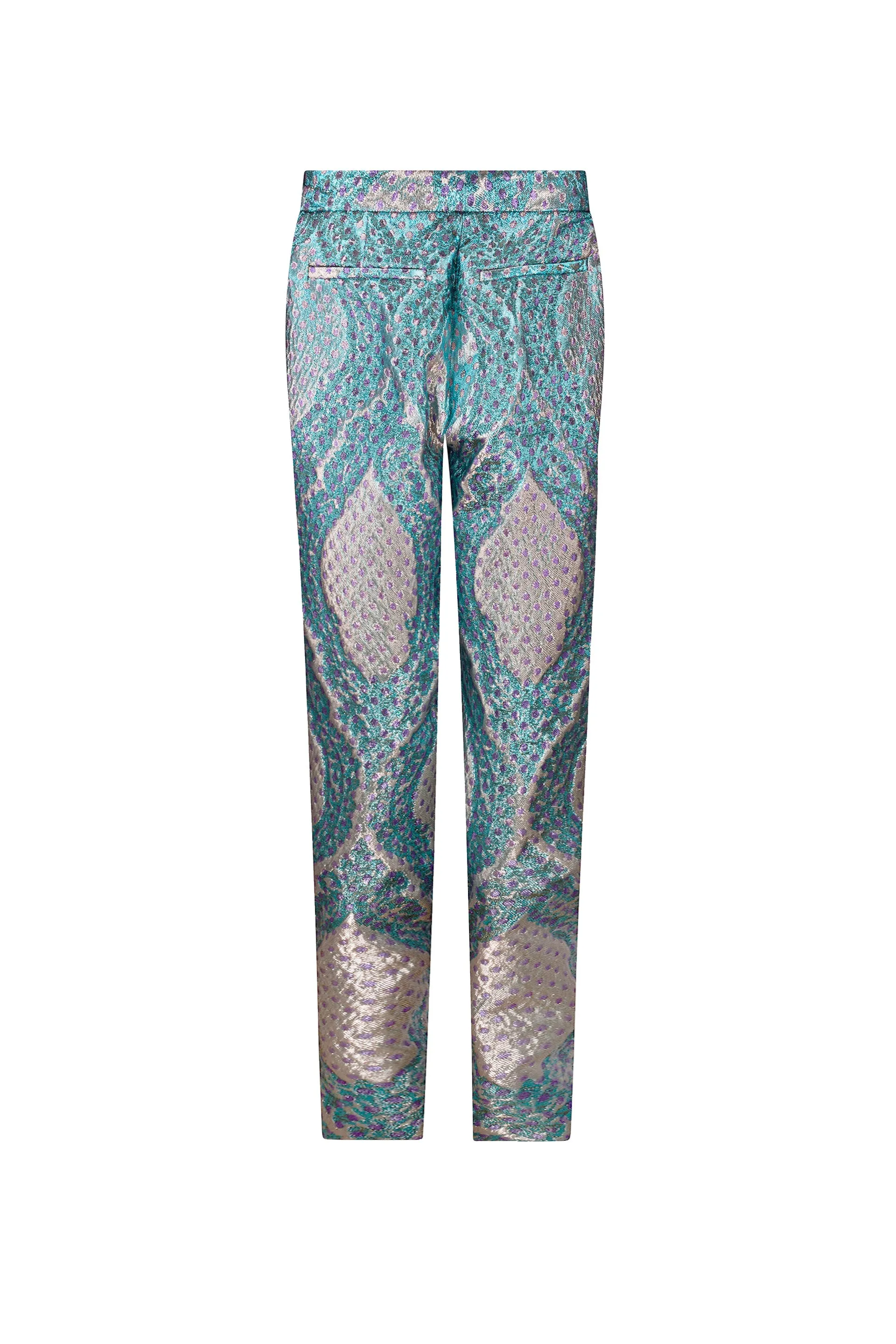 'TANGIER JACQUARD' CIGARETTE PANT