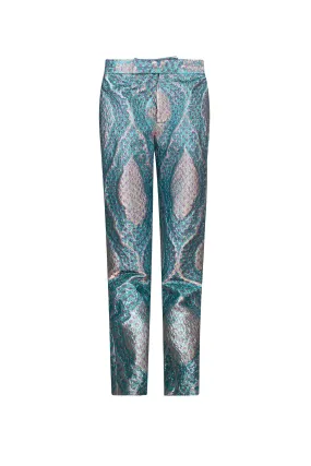 'TANGIER JACQUARD' CIGARETTE PANT