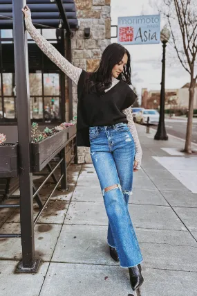 The Jayda Super High Wide Leg Jeans