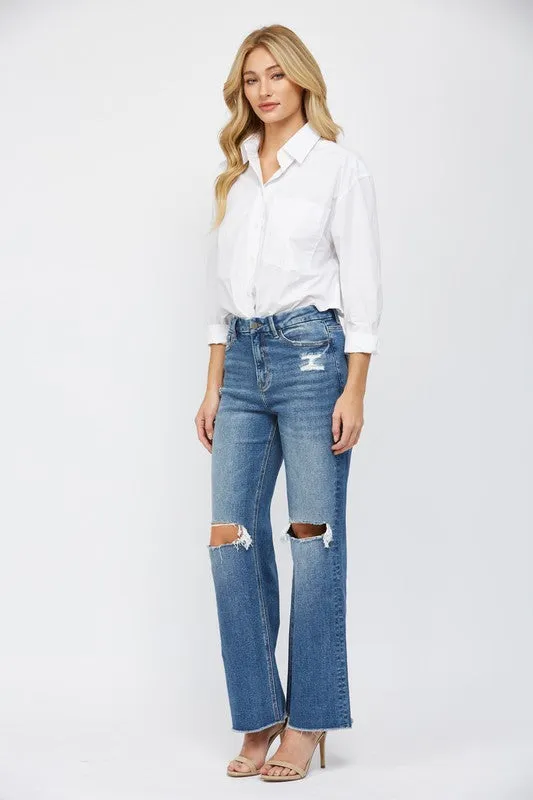 The Jayda Super High Wide Leg Jeans