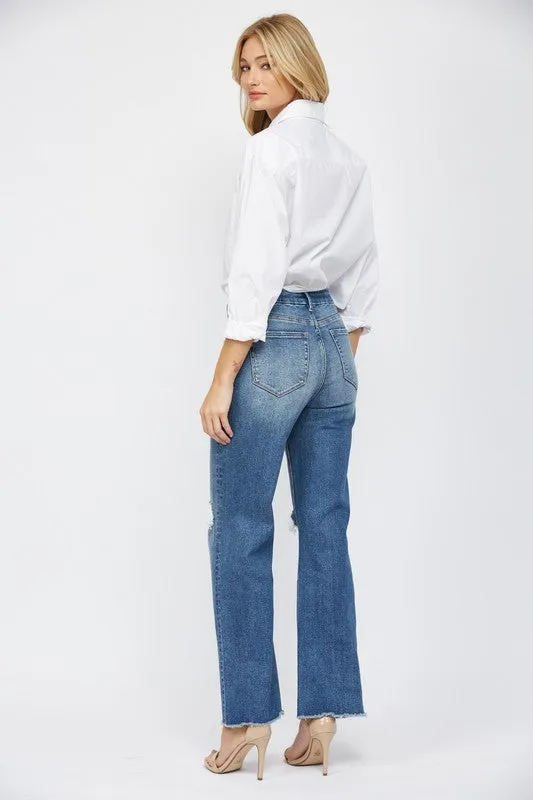 The Jayda Super High Wide Leg Jeans