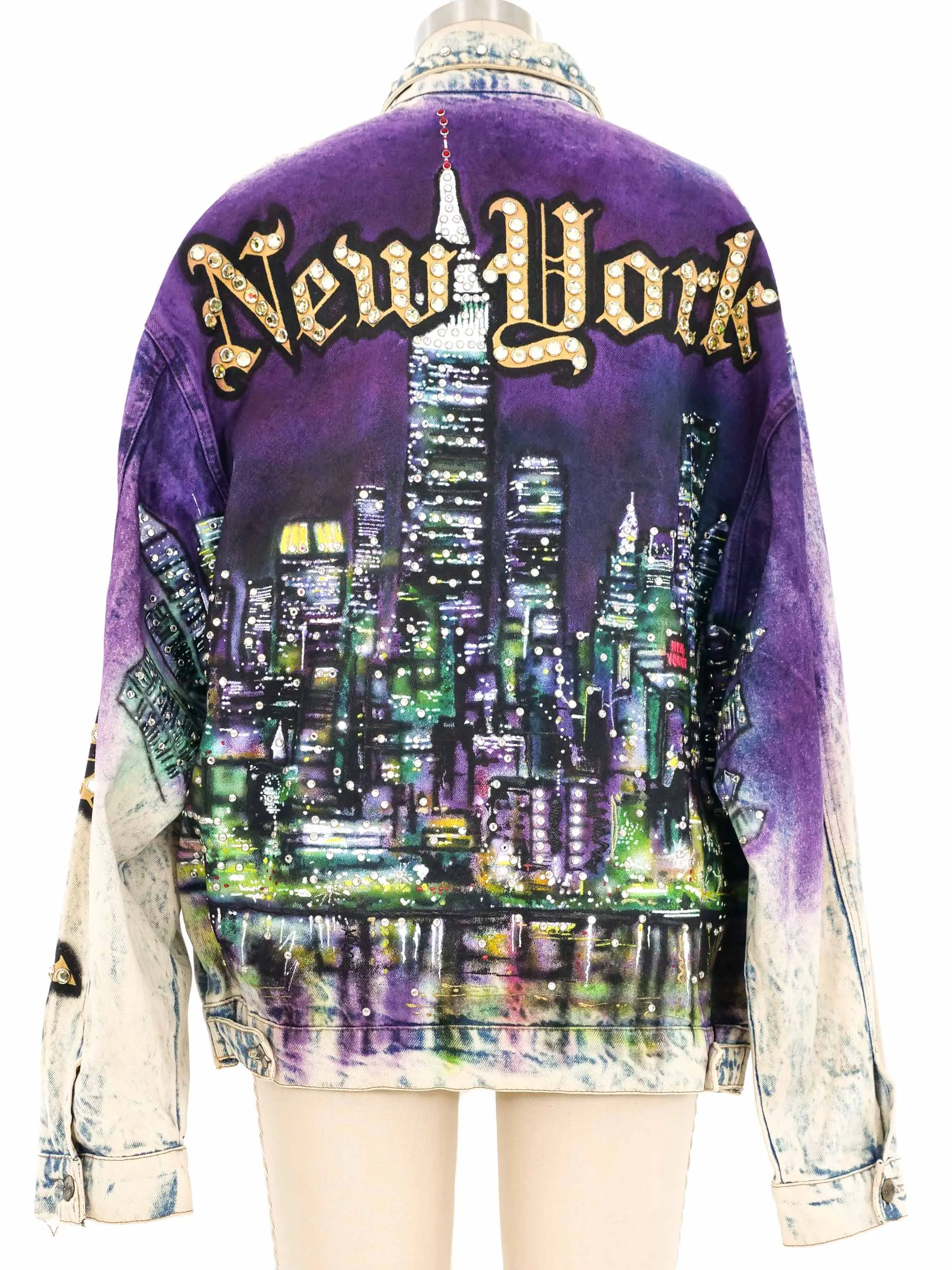 Tony Alamo New York Painted Denim Jacket