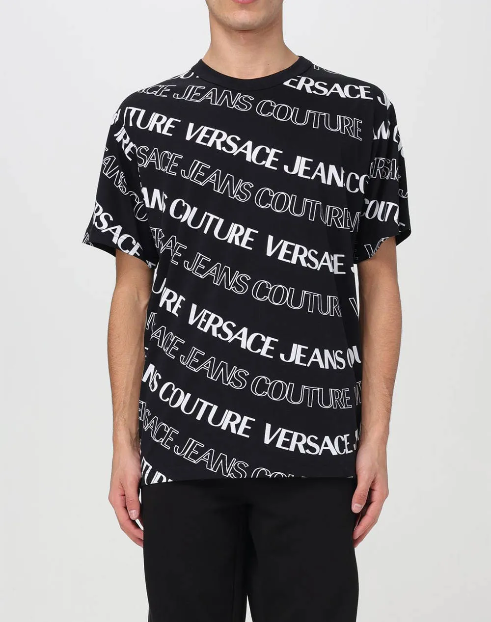 VERSACE JEANS 76GAH6R0JS296 76UP601 R ALL OVER T-SHIRT MEN