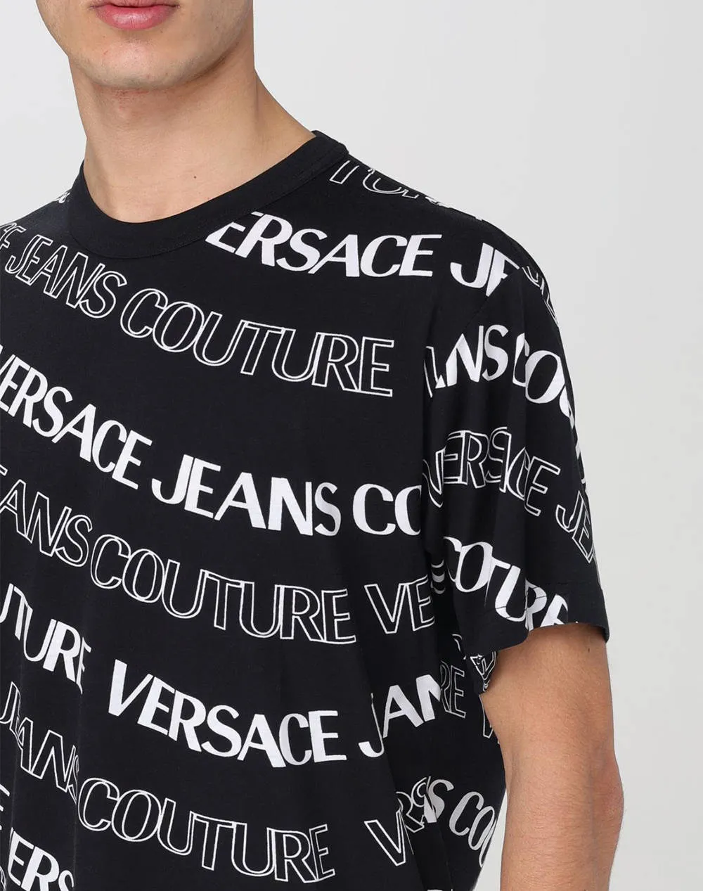 VERSACE JEANS 76GAH6R0JS296 76UP601 R ALL OVER T-SHIRT MEN