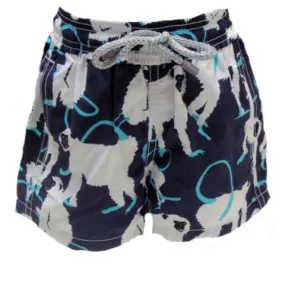 Vilebrequin Navy Monkey Swim Shorts: 4 Years