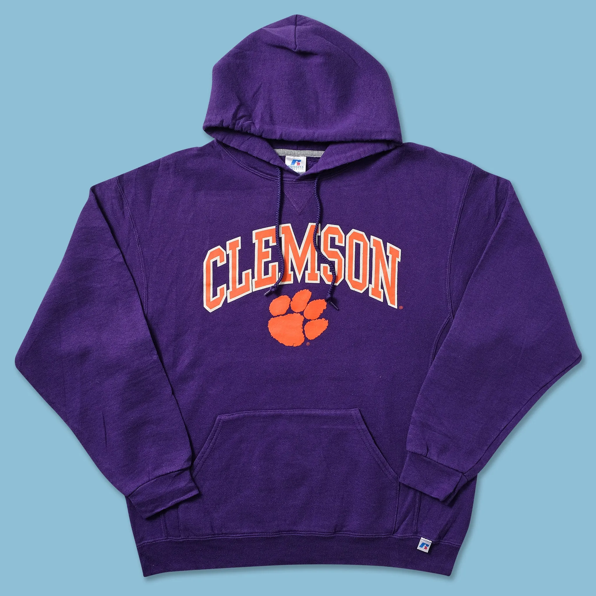 Vintage Russell Athletic Clemson Tigers Hoody Large