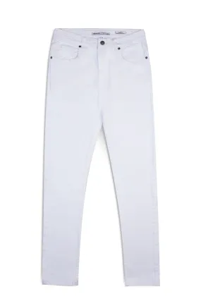 White Slim Fit Jeans