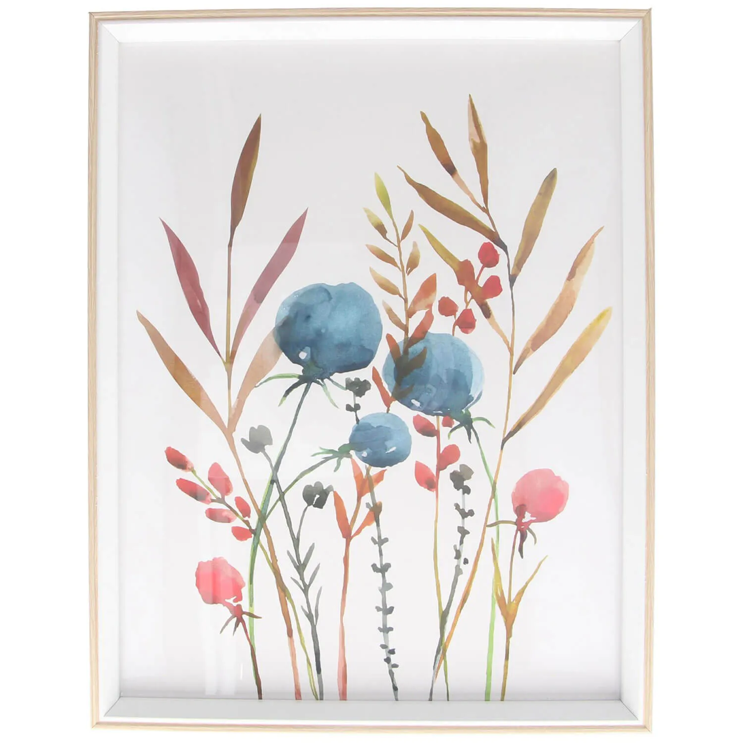 Wild Meadow Natural Framed Print Large