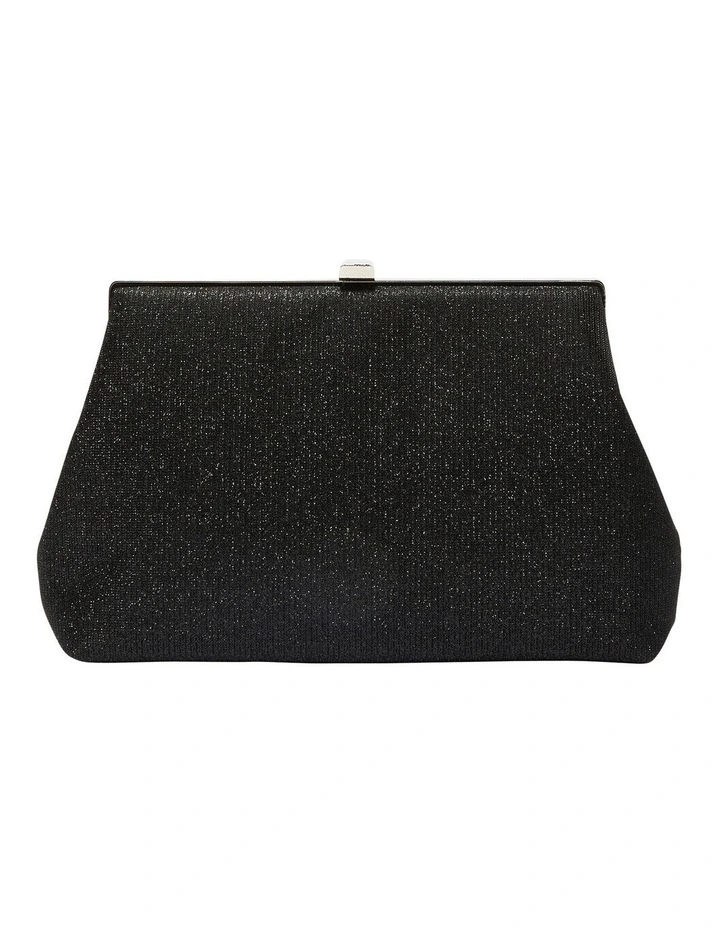 Winkle Bag in Black Metallic