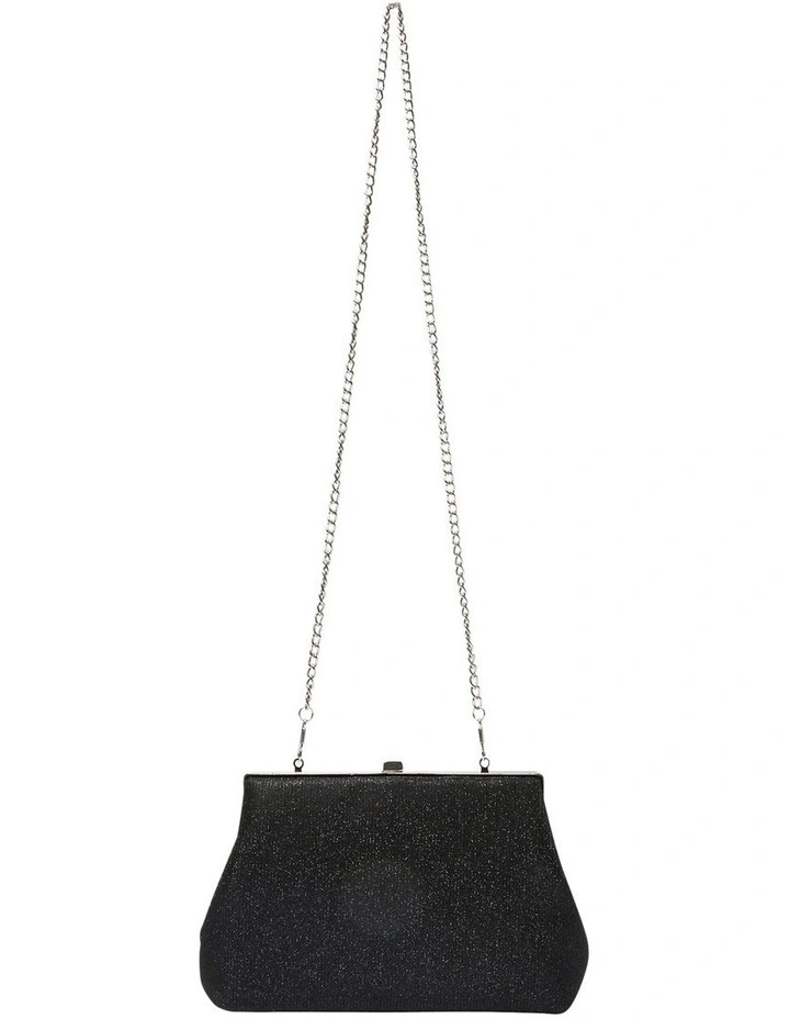 Winkle Bag in Black Metallic