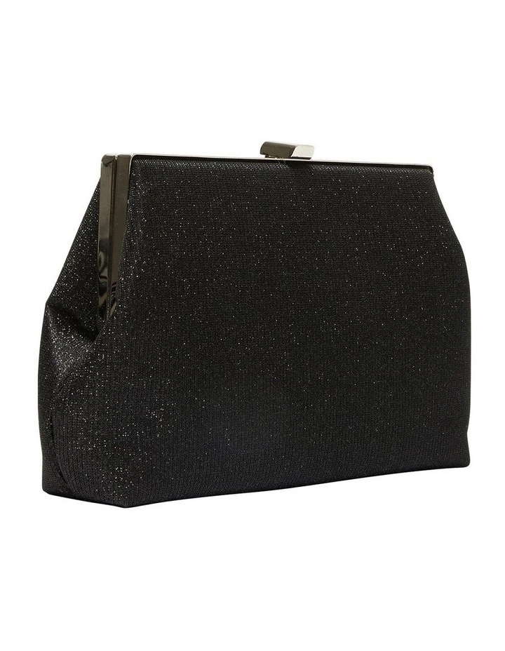 Winkle Bag in Black Metallic