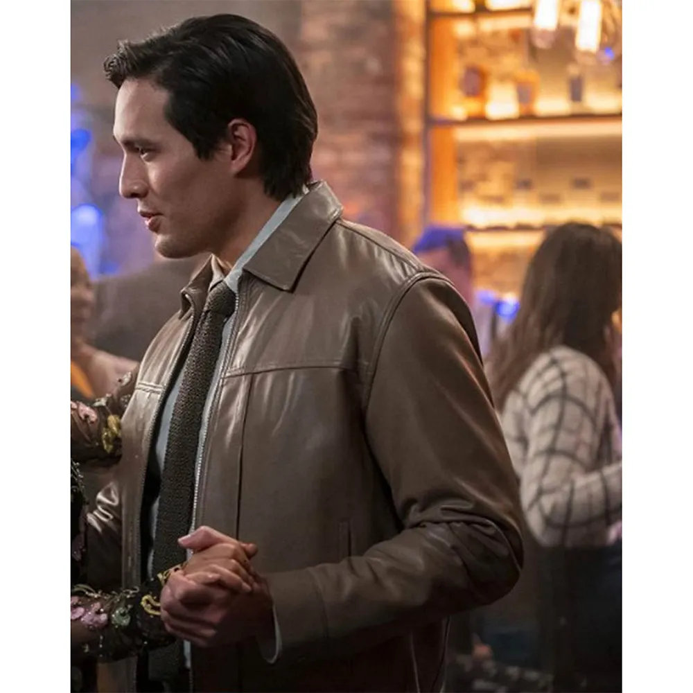 With Love Season 2 Desmond Chiam Leather Jacket