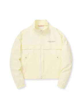 [WMS] Woven Cool Touch High Neck Training Jacket L.Cream