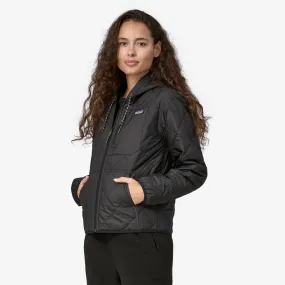 Women's Diamond Quilted Bomber Hoody - 20695