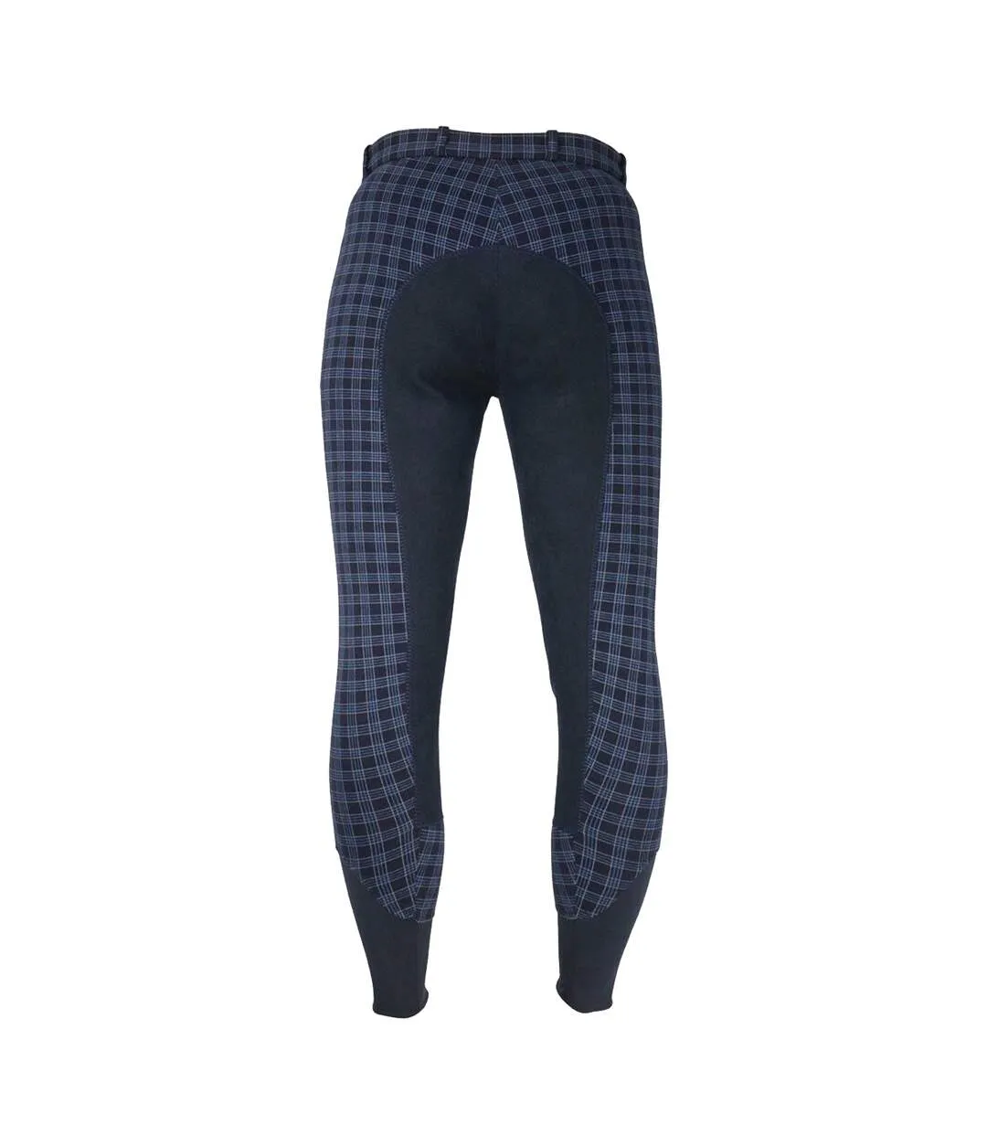 Womens/ladies harby breeches navy check HyPERFORMANCE