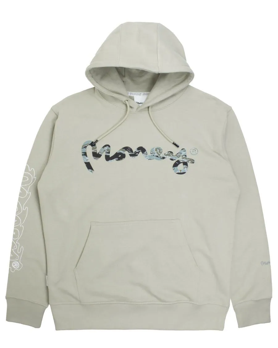 Woodland Camo Fill Hood Grey