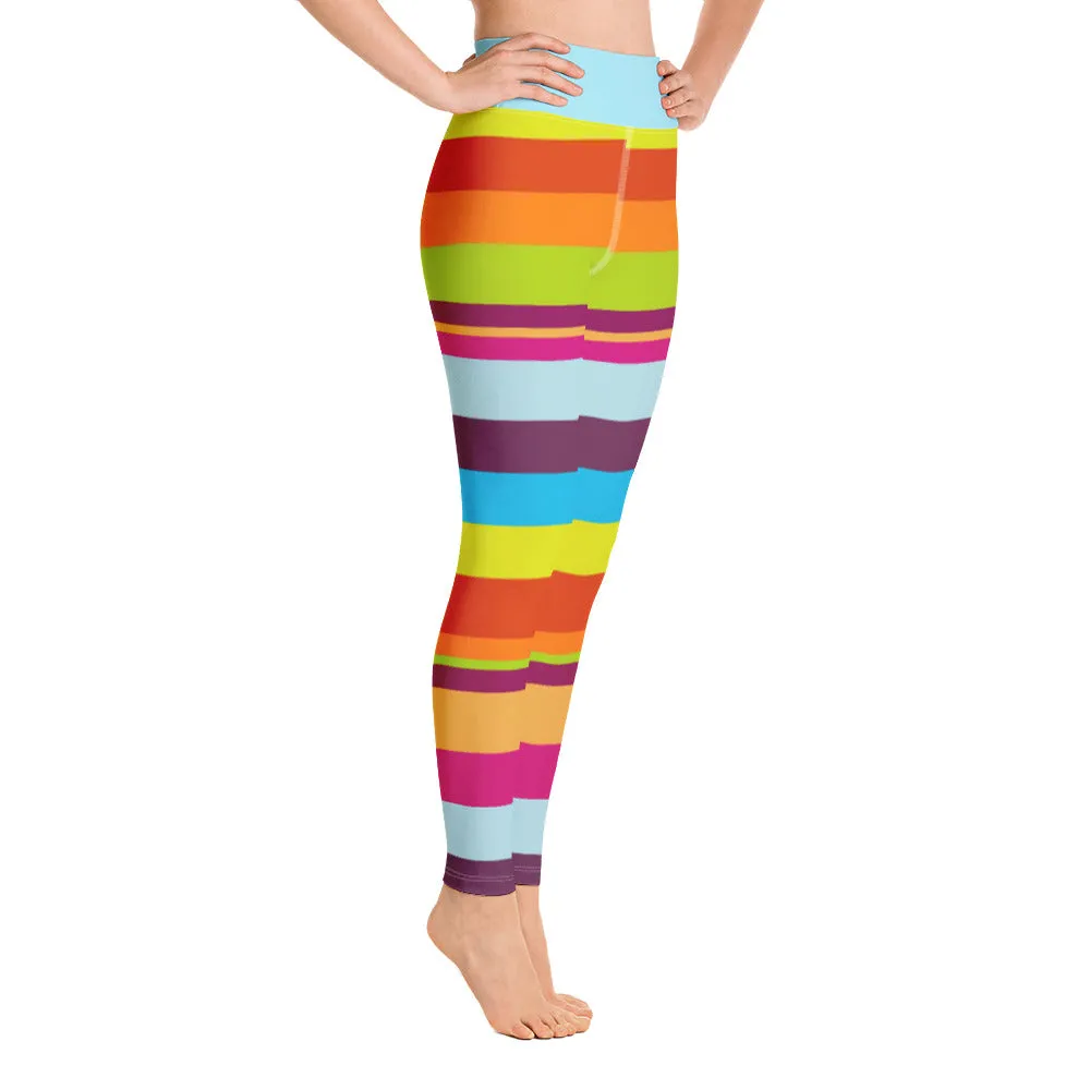 Yoga Leggings Striped