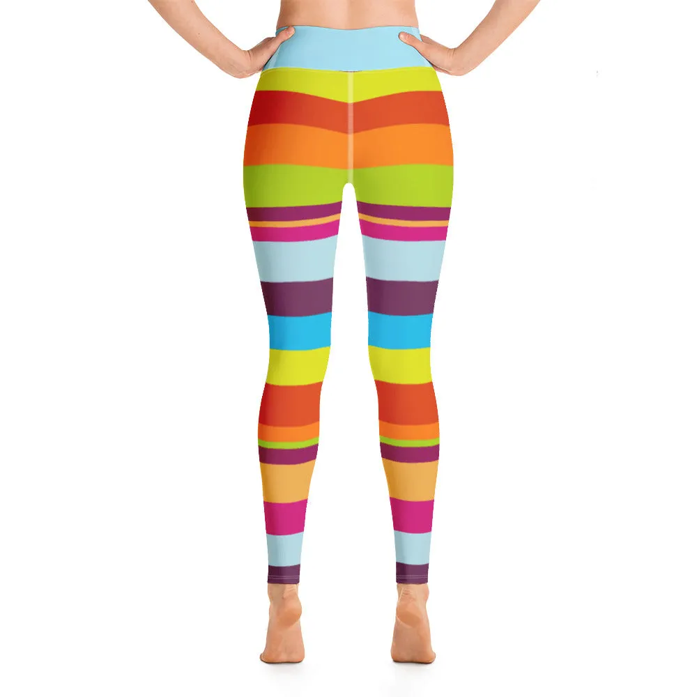 Yoga Leggings Striped